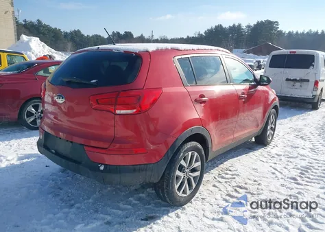 2014 Kia Sportage Lx from USA, damaged, VIN KNDPBCAC3E7553663